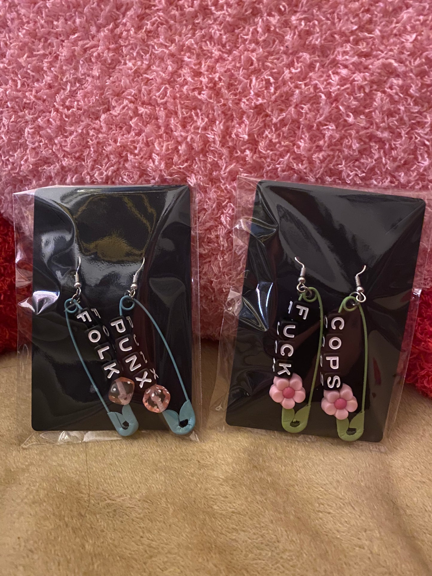 Safety Pin Earrings