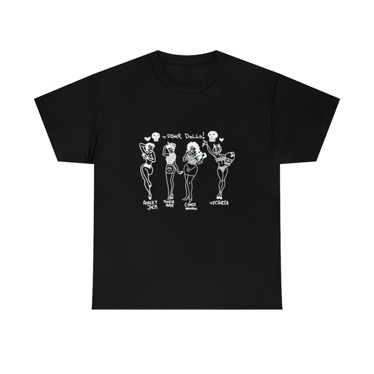 DINER DOLLS FULL GANG TEE
