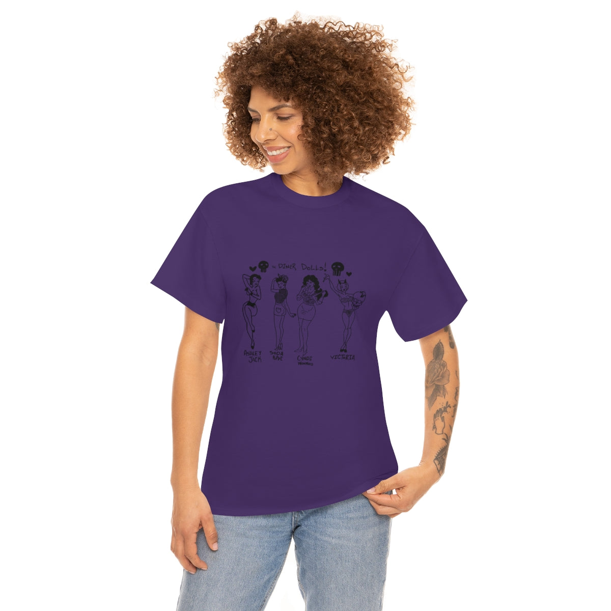 DINER DOLLS FULL GANG TEE