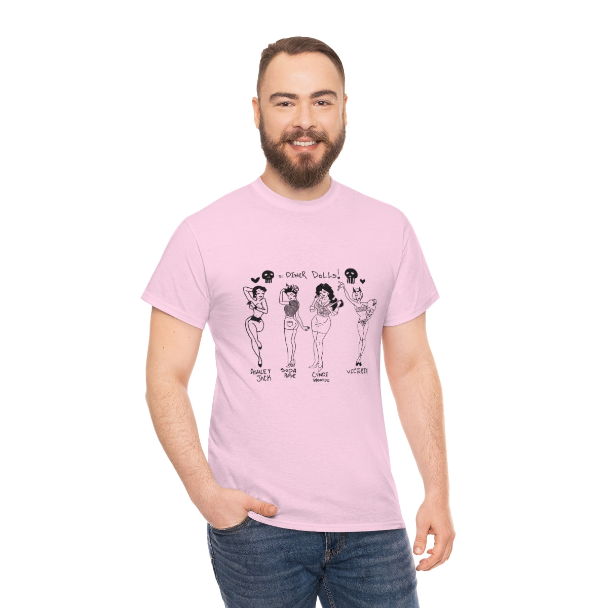 DINER DOLLS FULL GANG TEE