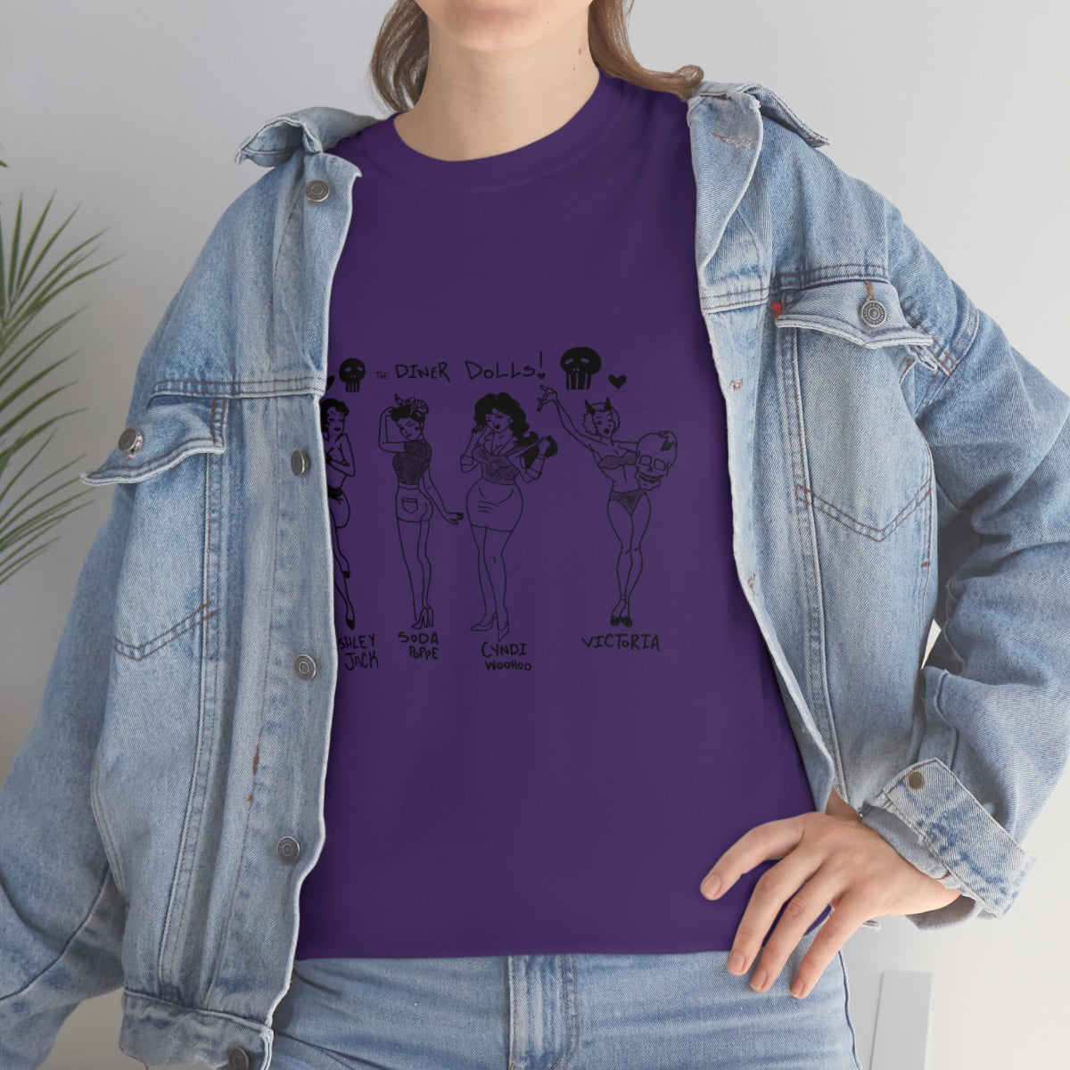 DINER DOLLS FULL GANG TEE