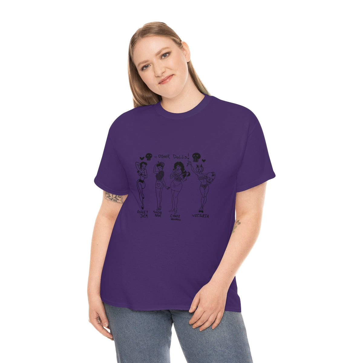 DINER DOLLS FULL GANG TEE