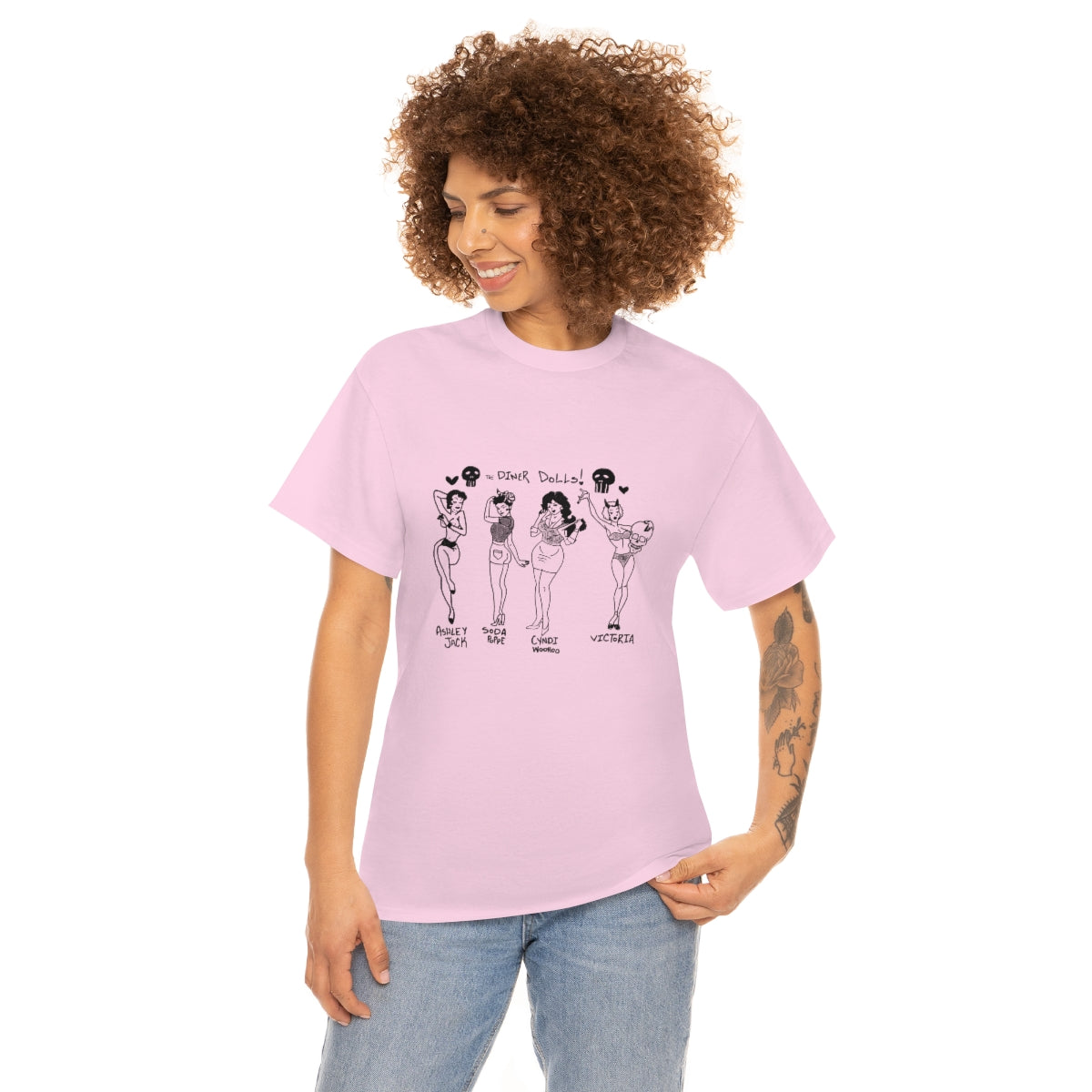 DINER DOLLS FULL GANG TEE