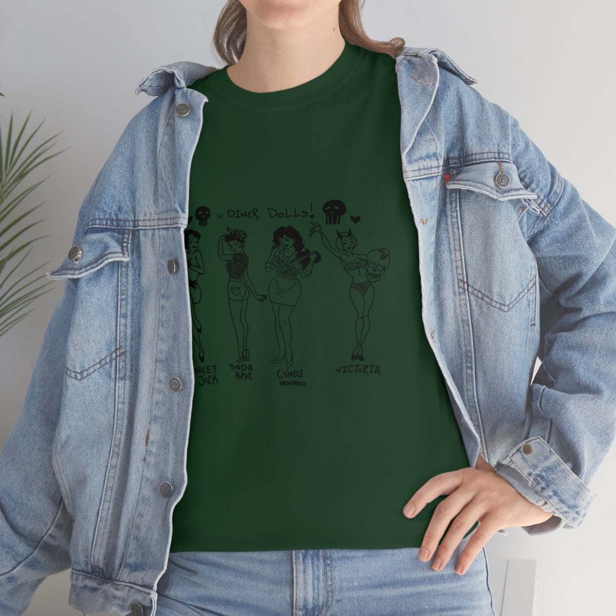 DINER DOLLS FULL GANG TEE
