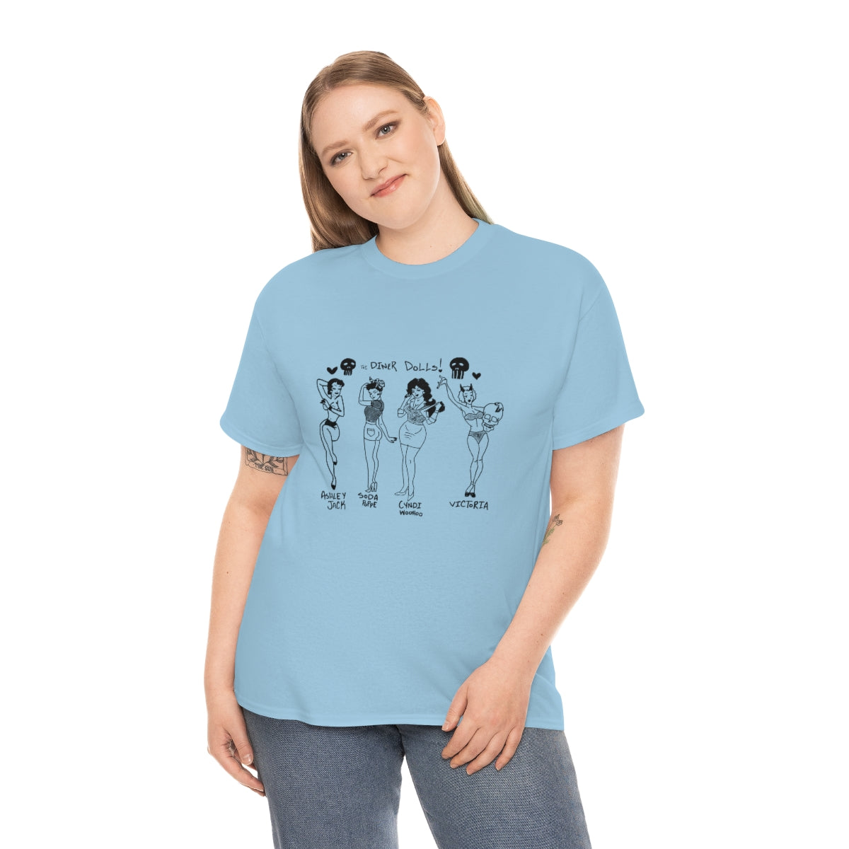 DINER DOLLS FULL GANG TEE