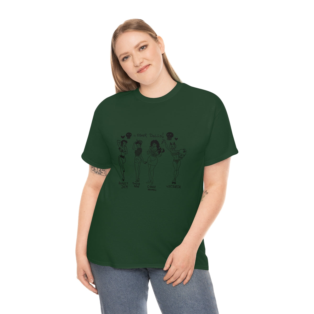 DINER DOLLS FULL GANG TEE