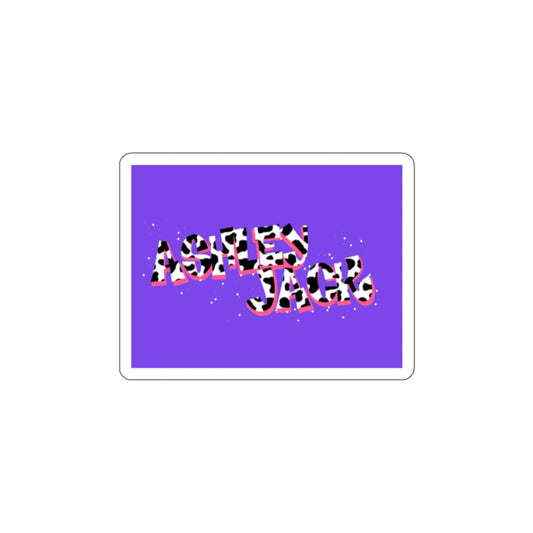 ASHLEY JACK NAME STICKER