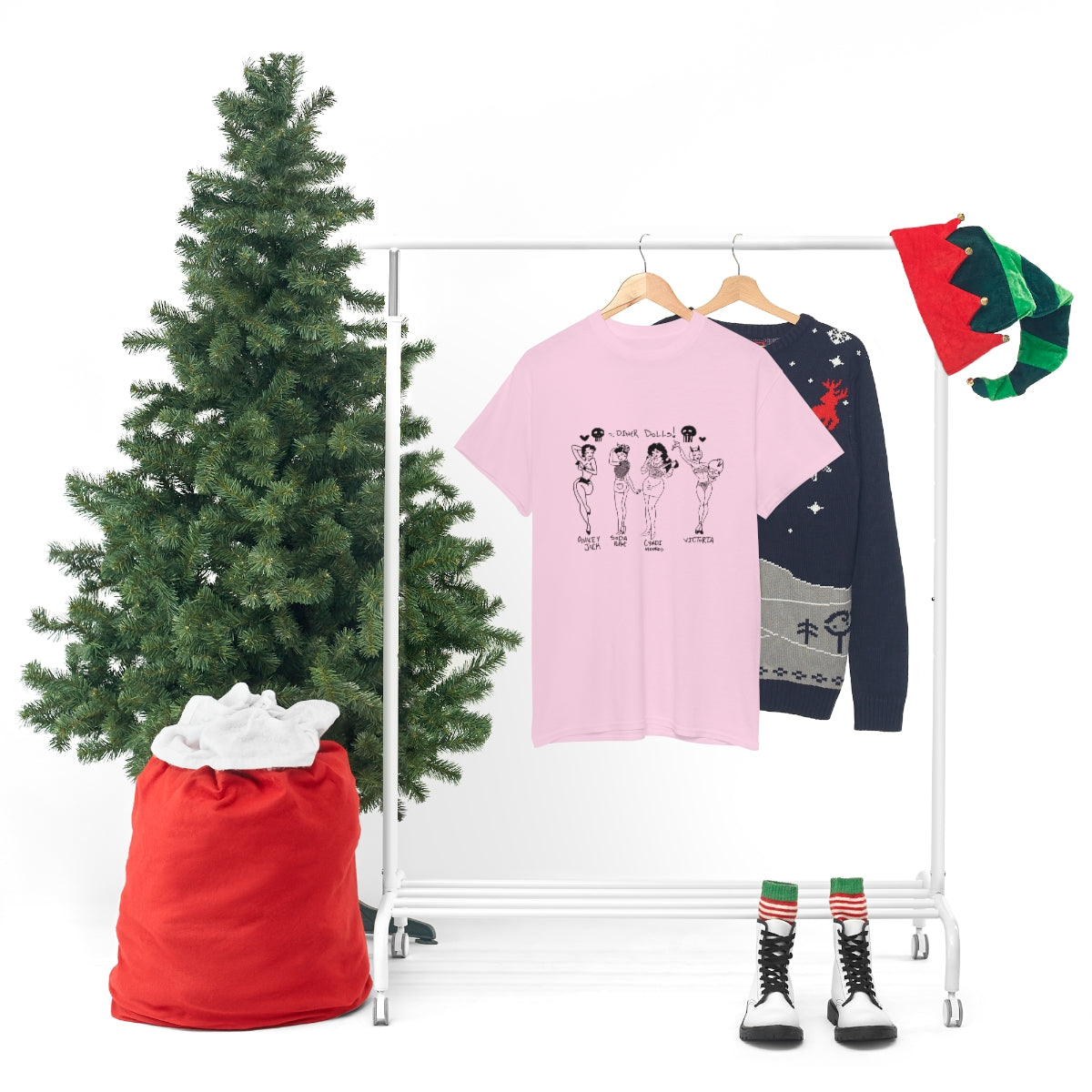 DINER DOLLS FULL GANG TEE