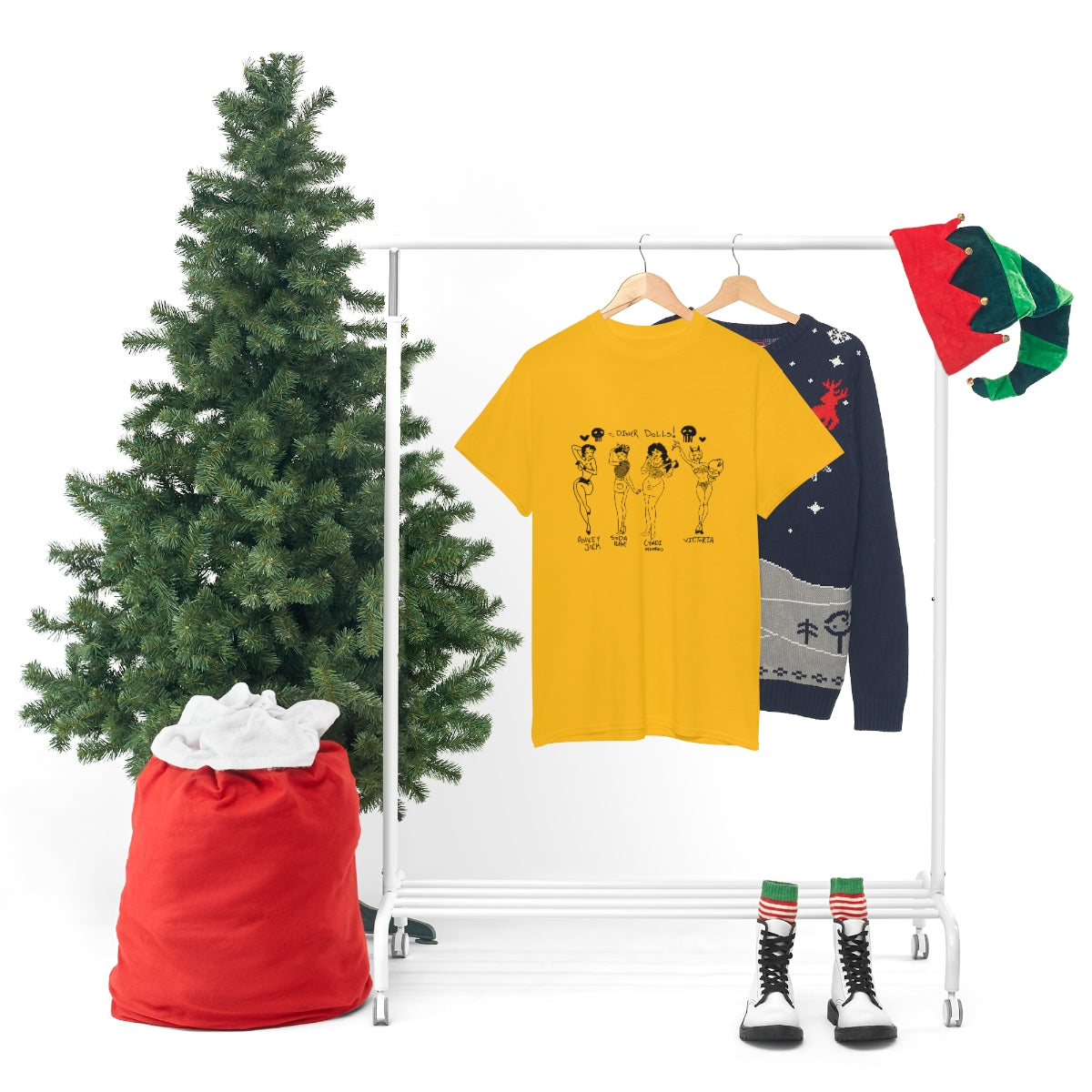 DINER DOLLS FULL GANG TEE