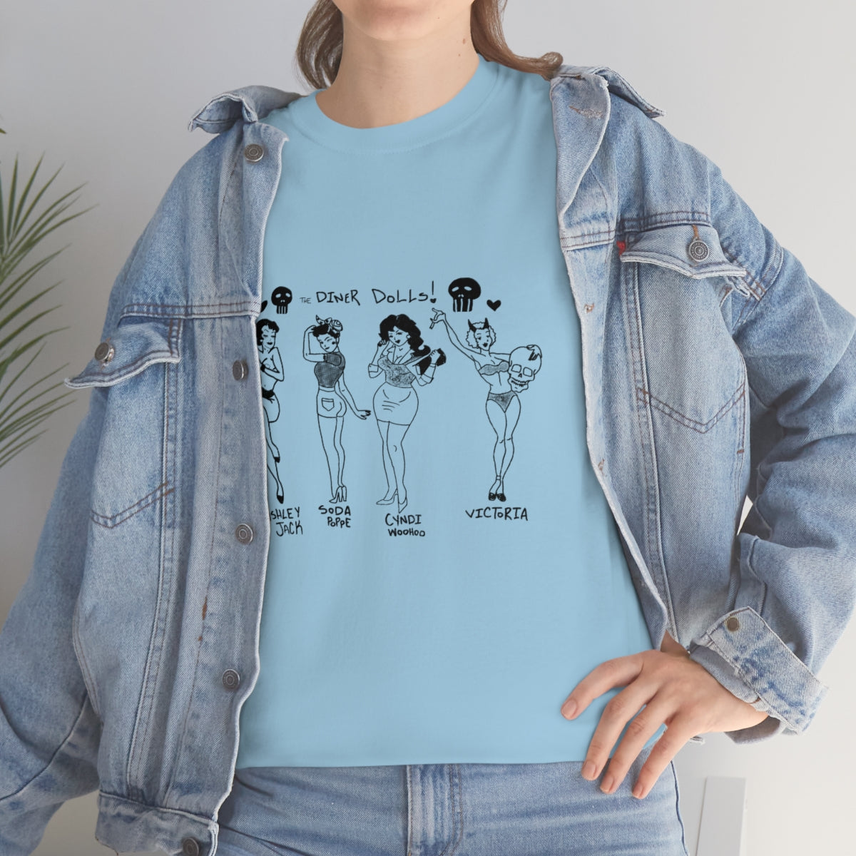 DINER DOLLS FULL GANG TEE