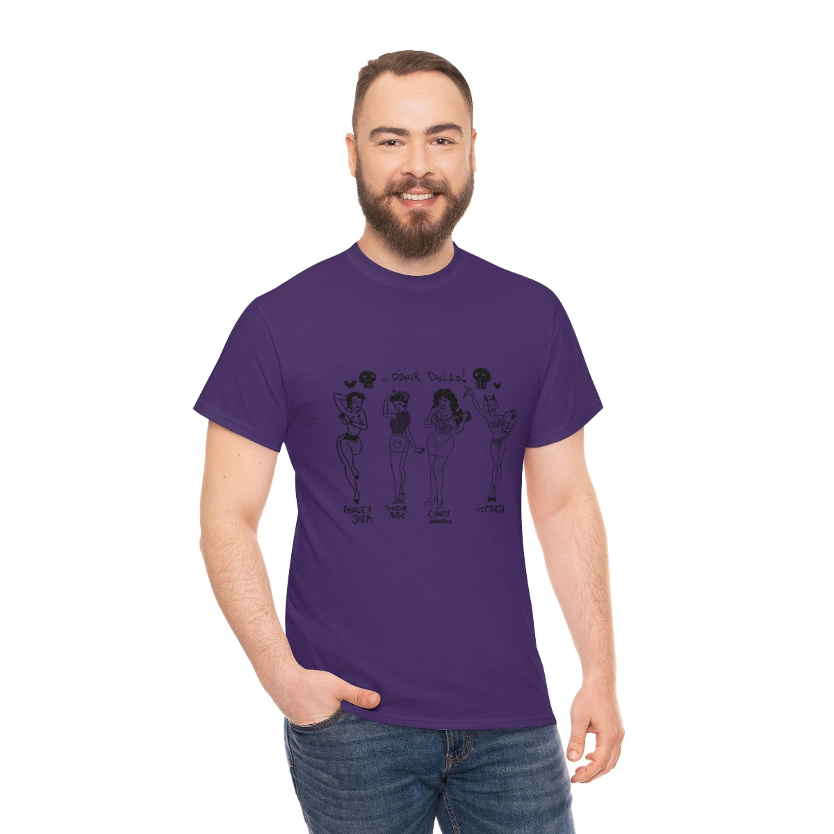 DINER DOLLS FULL GANG TEE