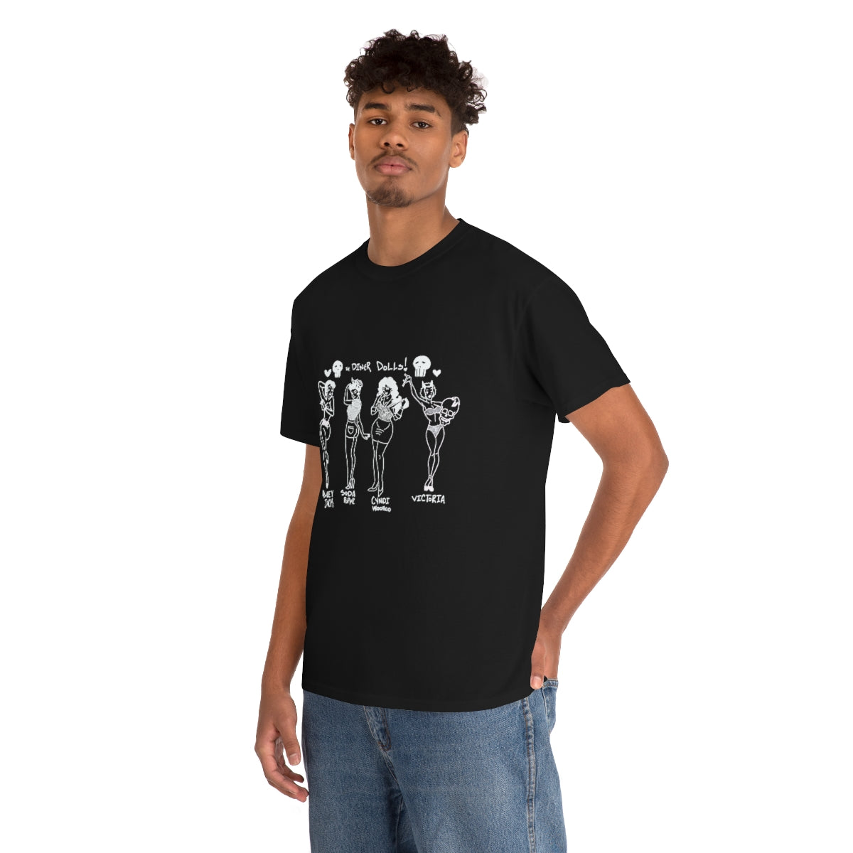 DINER DOLLS FULL GANG TEE