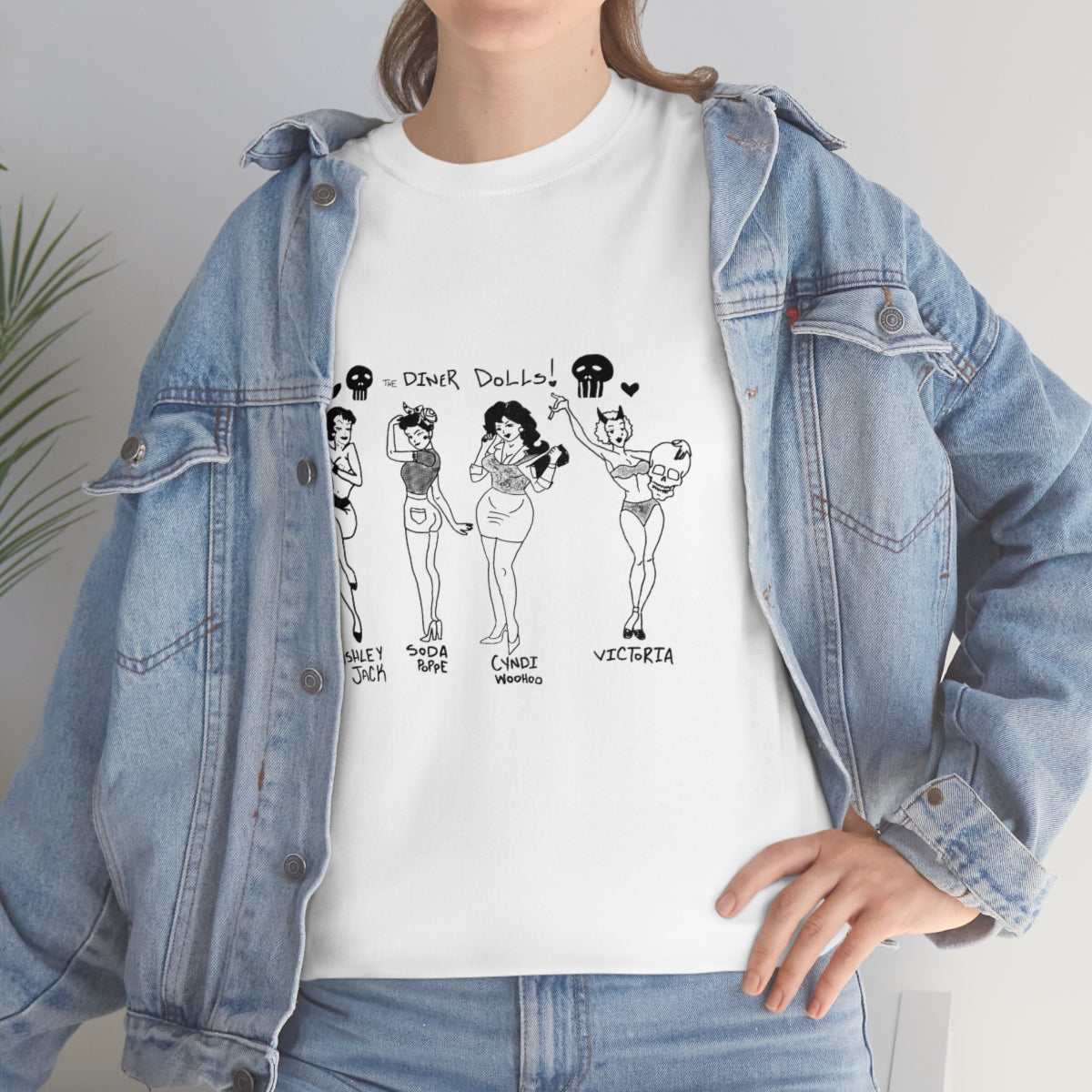 DINER DOLLS FULL GANG TEE