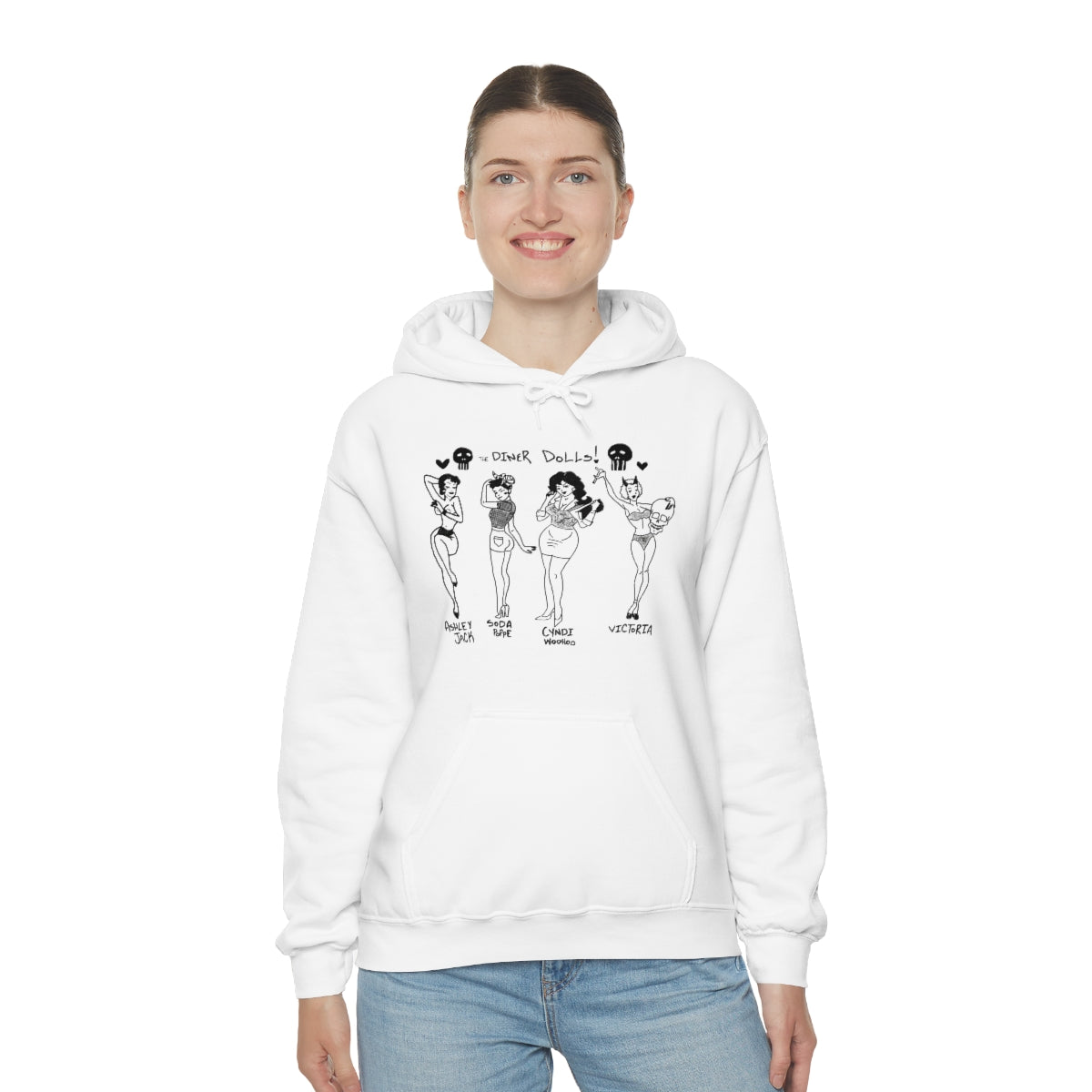 DINER DOLLS WHOLE GANG HOODIE