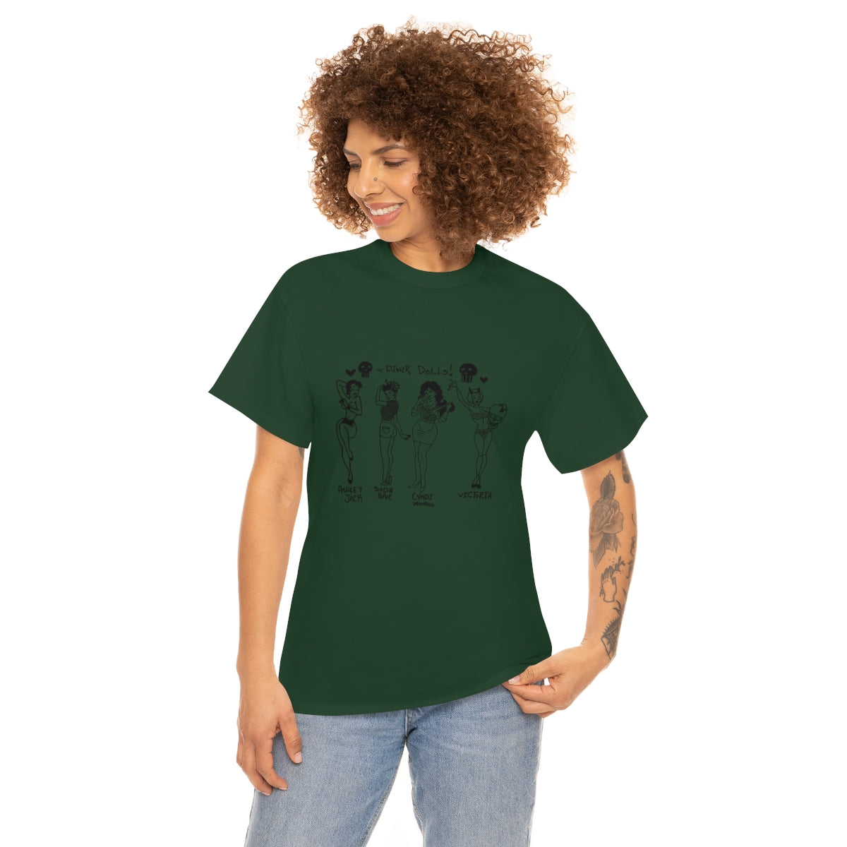 DINER DOLLS FULL GANG TEE