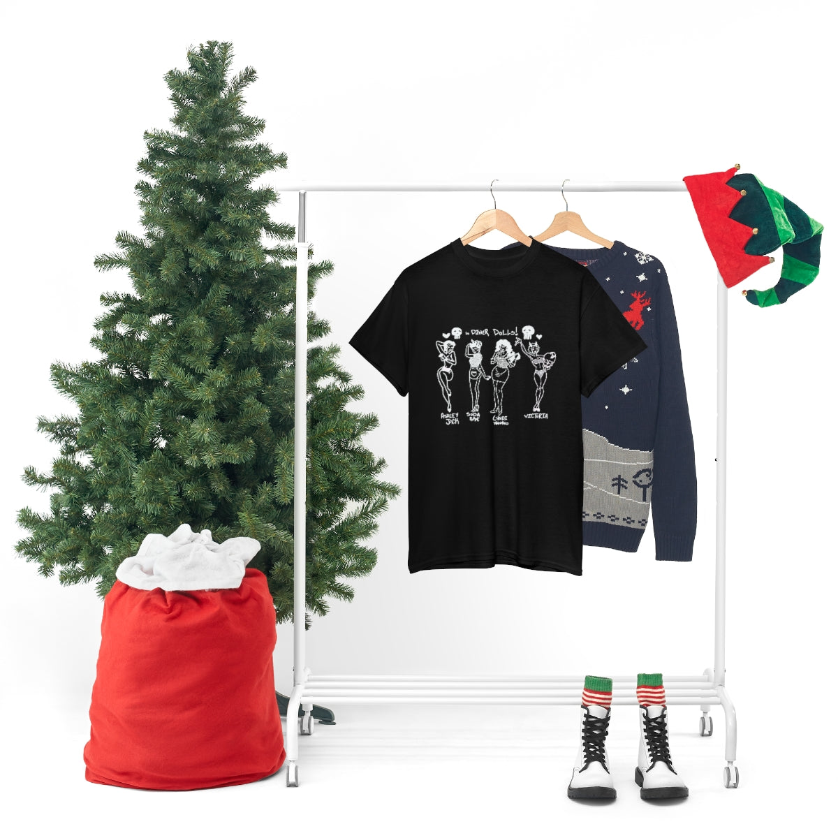 DINER DOLLS FULL GANG TEE