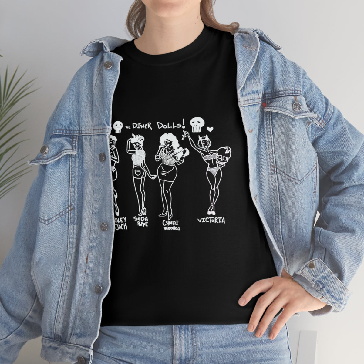 DINER DOLLS FULL GANG TEE