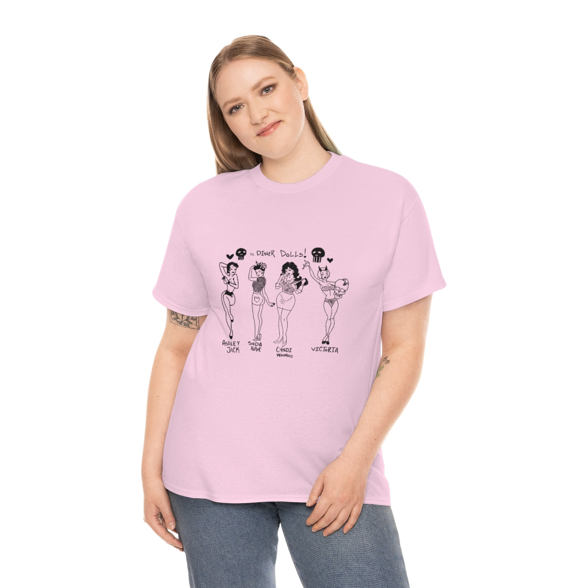 DINER DOLLS FULL GANG TEE