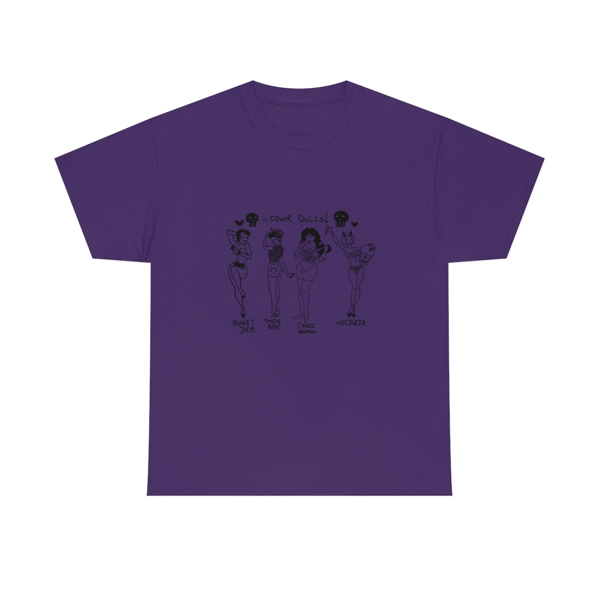 DINER DOLLS FULL GANG TEE