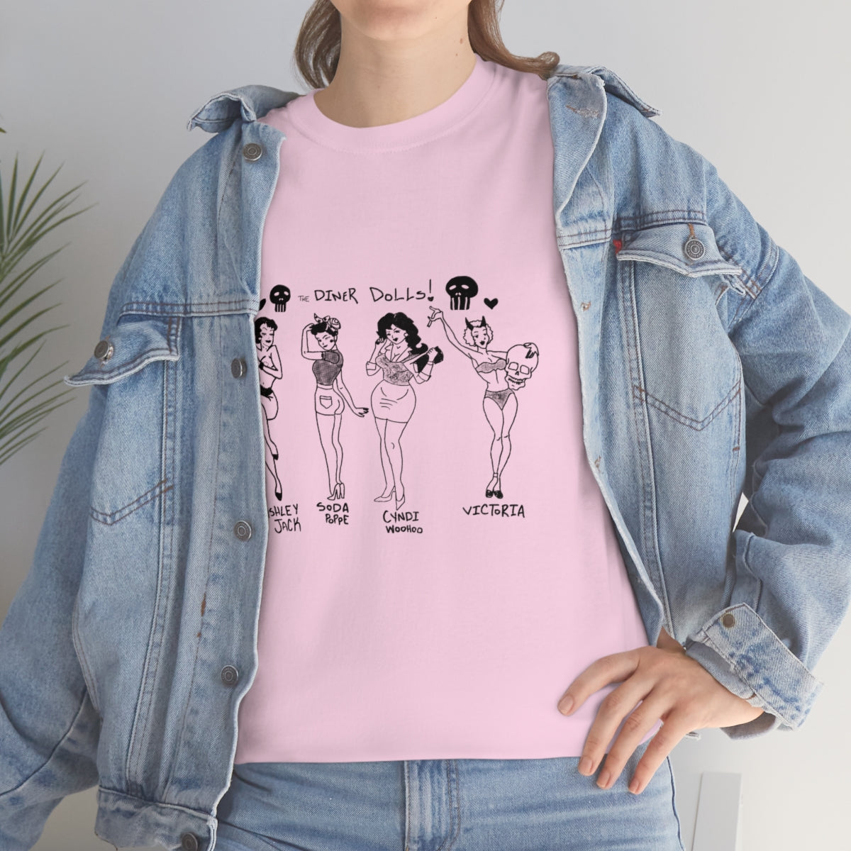 DINER DOLLS FULL GANG TEE