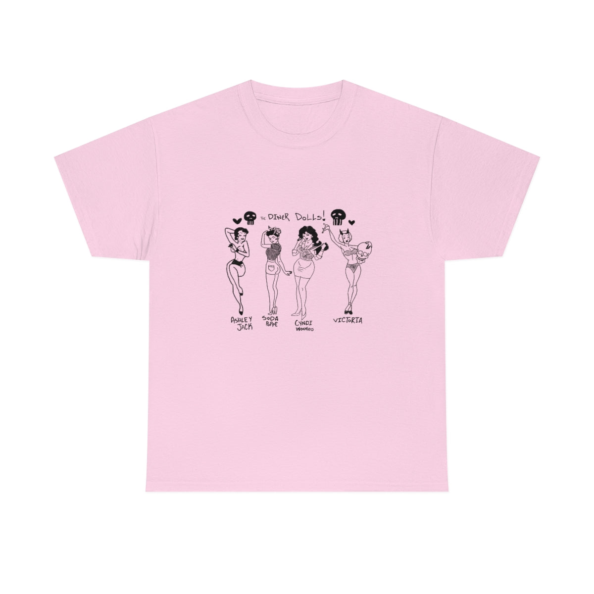 DINER DOLLS FULL GANG TEE