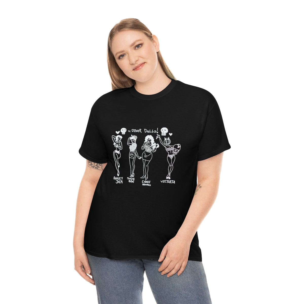 DINER DOLLS FULL GANG TEE